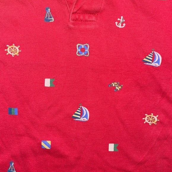 Ralph Lauren nautical print one piece Shortall size 18 month - Picture 3 of 3